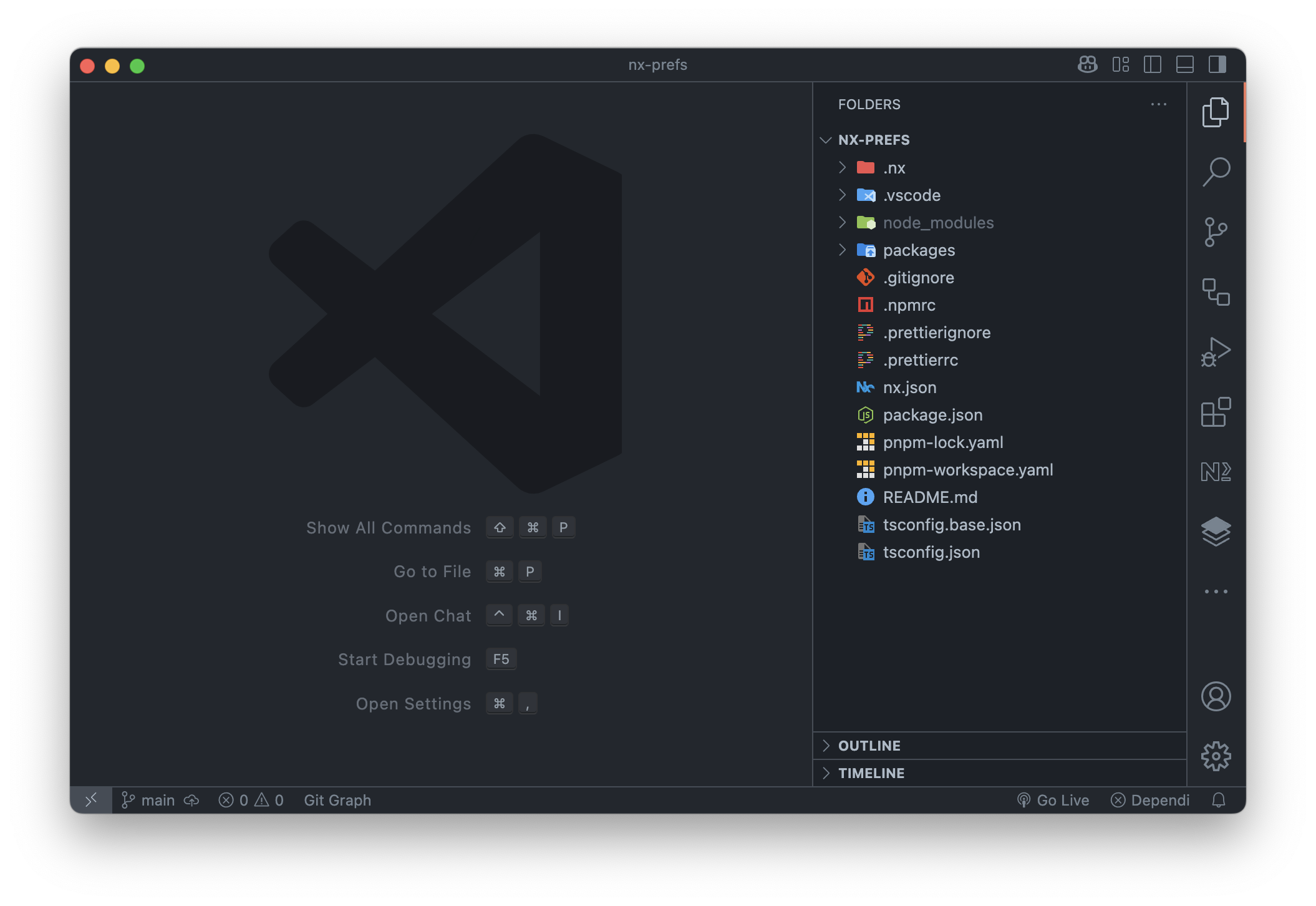 VSCode Nx TS Workspace